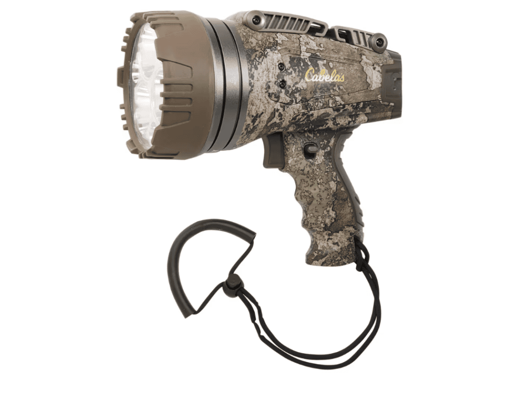 Cabela's CSL-X 5,000-Lumen Long-Range Rechargeable RGB Handheld Spotlight Kw: fall outdoor gear for men